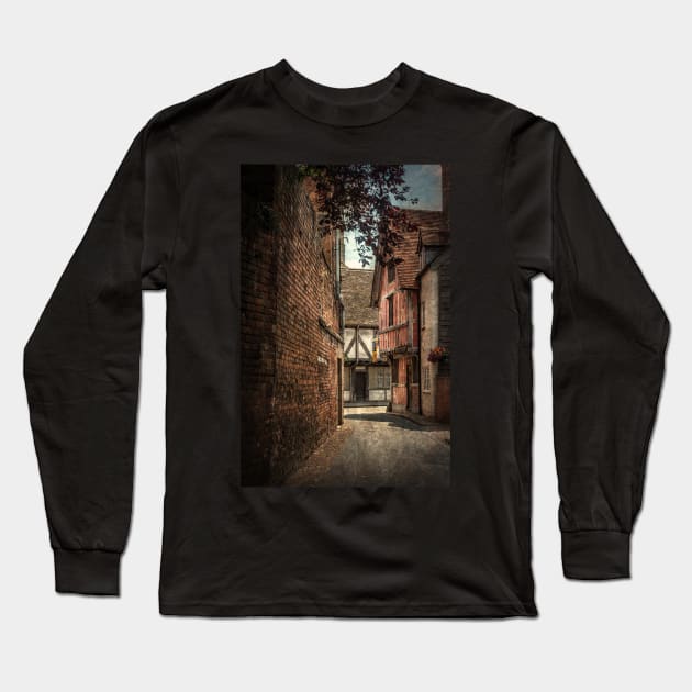 Medieval Tewkesbury Long Sleeve T-Shirt by IanWL